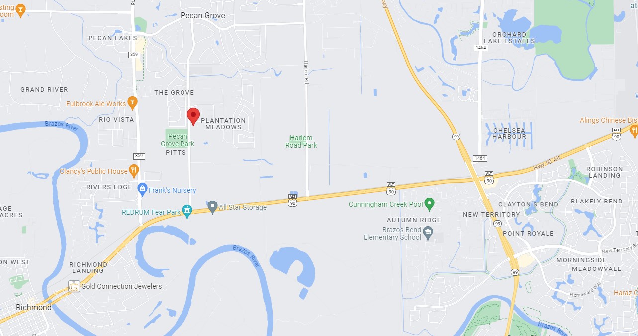 Map - 1014 Augusta Dr, Richmond, TX 77406