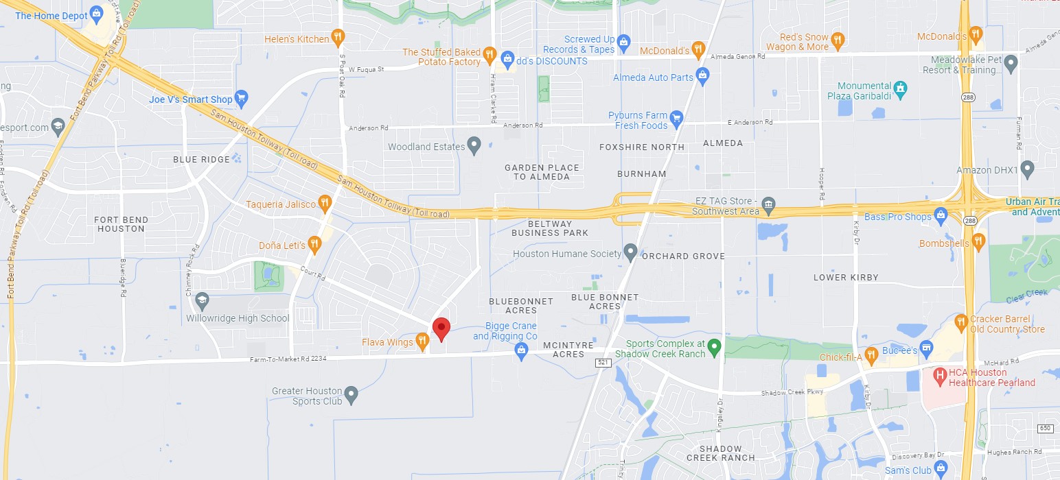 Map - 16607 Hartman Ridge Ct, Houston, TX 77053, USA